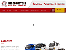 Tablet Screenshot of desotomotors.com